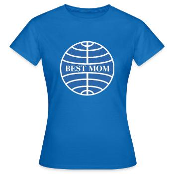 Best mom - Frauen T-Shirt - Royalblau - Vorne - AI Model Female 172 dark (172cm)