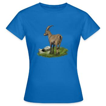 Capricorne - T-shirt Femme - bleu royal - Devant - AI Model Female 172 dark (172cm)