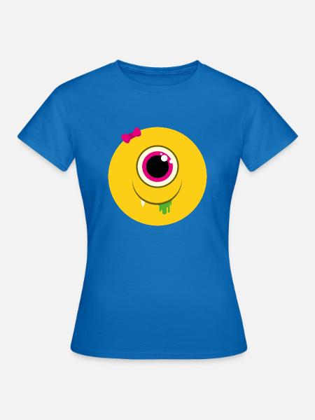Monster / Alien Baby - Frauen T-Shirt - Royalblau