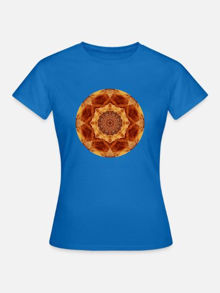 Mandala-Quantum 9 - Frauen T-Shirt - Royalblau