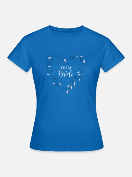 Team Bride - Frauen T-Shirt - Royalblau