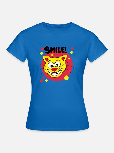 Smile! - Frauen T-Shirt - Royalblau