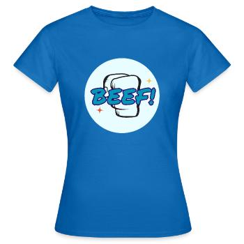 beef - Frauen T-Shirt - Royalblau - Vorne - AI Model Female 172 dark (172cm)