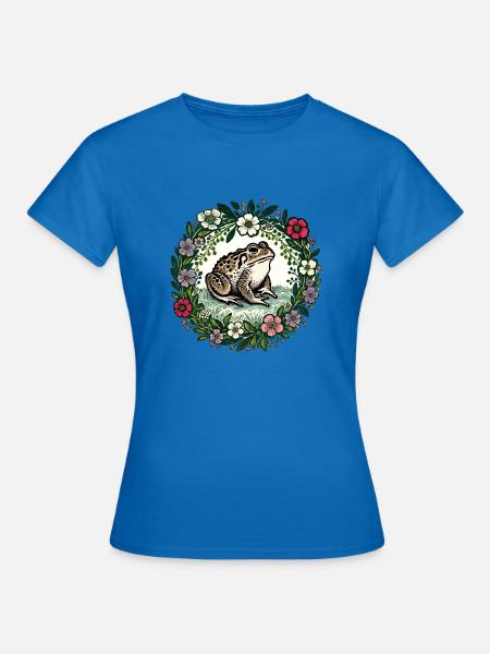 Kröte - Frauen T-Shirt - Royalblau