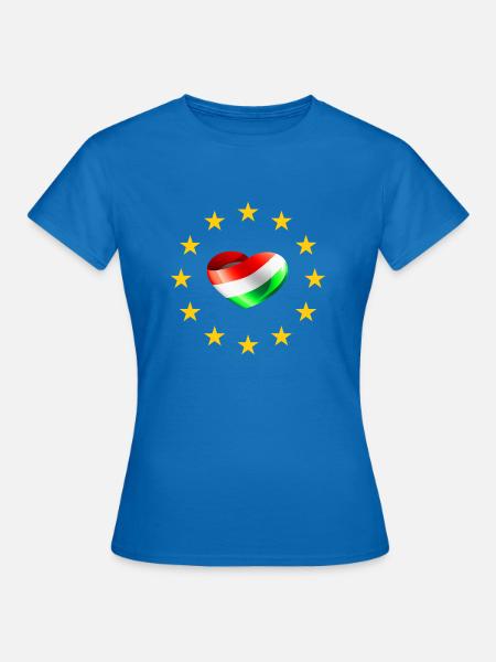 UNGARN - Ungarn - Frauen T-Shirt - Royalblau
