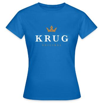 Krug Original Familienlogo - Frauen T-Shirt - Royalblau - Vorne - AI Model Female 172 dark (172cm)