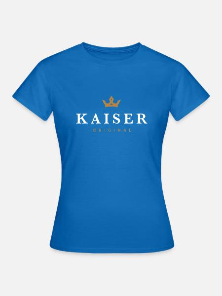 Kaiser Original Familienlogo - Frauen T-Shirt - Royalblau