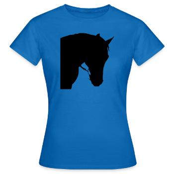 Pferdekopf 6 - Frauen T-Shirt - Royalblau - Vorne - AI Model Female 172 dark (172cm)