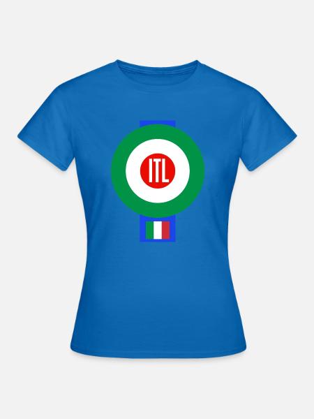 Italienisch - Frauen T-Shirt - Royalblau