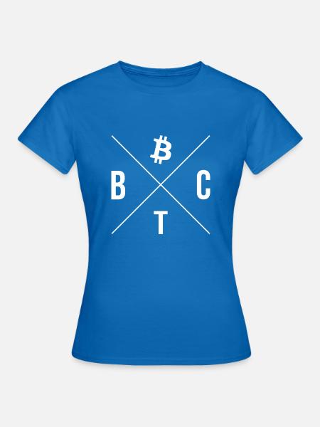 Bitcoin BTC - Frauen T-Shirt - Royalblau