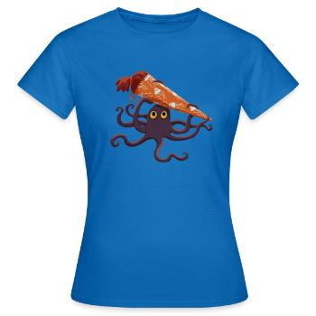 Octopus with school cone - Women's T-Shirt - royal blue - Front - AI Model Female 172 dark (172cm)