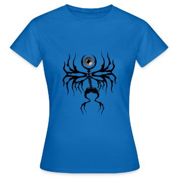 Dienerengel des verborgenen Dämons - Frauen T-Shirt - Royalblau - Vorne - AI Model Female 172 dark (172cm)