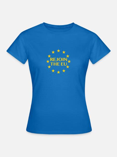 Rejoignez l'UE - T-shirt Femme - bleu royal