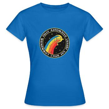Communisme gay LGBT - T-shirt Femme - bleu royal - Devant - AI Model Female 172 dark (172cm)