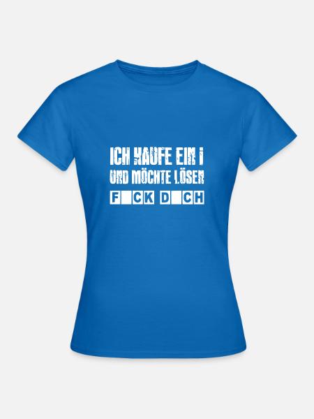 Glücksrad Ich kaufe ein - Frauen T-Shirt - Royalblau