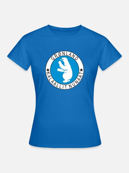 Greenland - Dame-T-shirt - royalblå