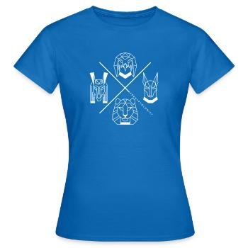 Devenez divin avec les dieux égyptiens - motif bla - T-shirt Femme - bleu royal - Devant - AI Model Female 172 dark (172cm)