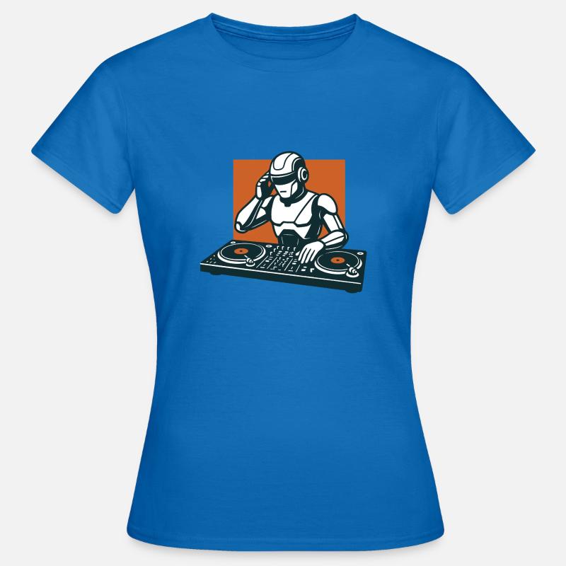 CyberBeats – Android on the Decks - Women's T-Shirt - royal blue