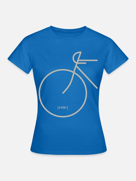 RIDE - Frauen T-Shirt - Royalblau