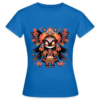 Indigènes mexicains - T-shirt Femme - bleu royal - Devant - AI Model Female 172 dark (172cm)