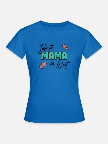 Beste Mama - Frauen T-Shirt - Royalblau