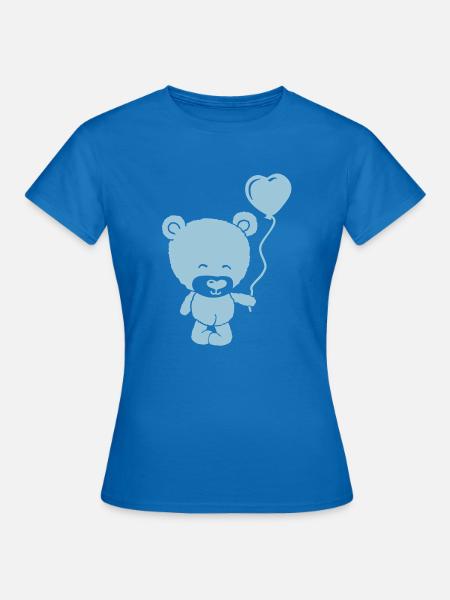 cute bear boy - Frauen T-Shirt - Royalblau