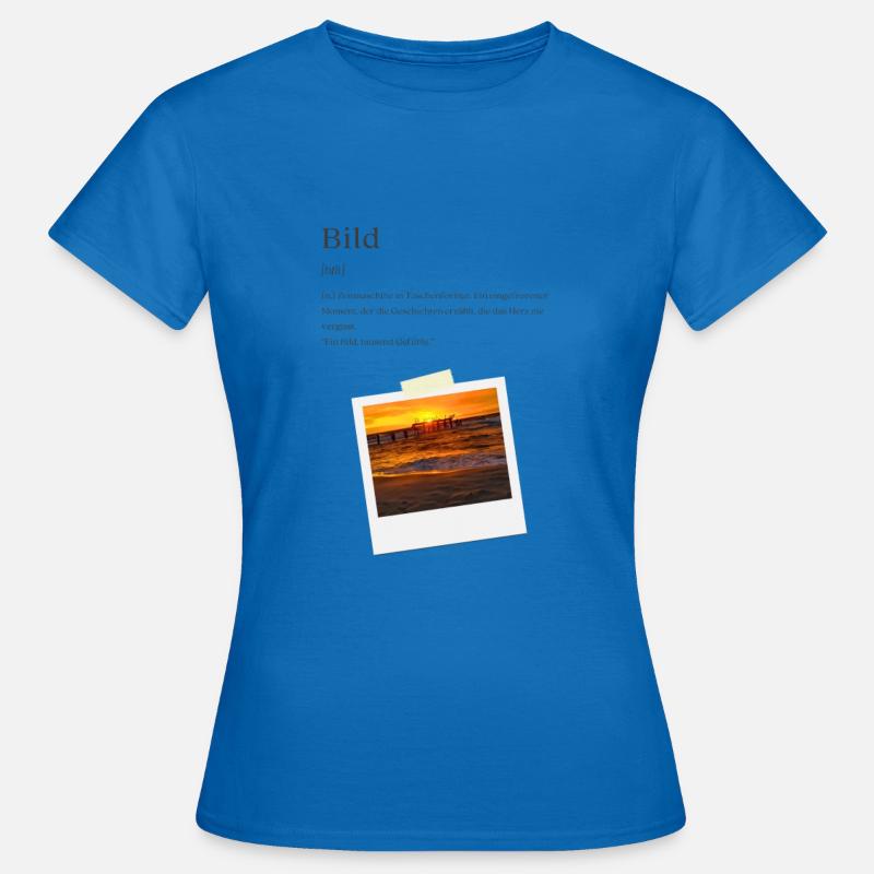 Image: Definition, light desing - Women's T-Shirt - royal blue