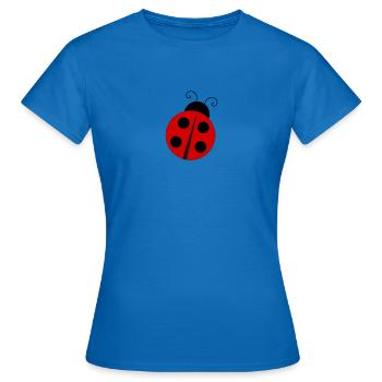 Marienkaefer - Frauen T-Shirt - Royalblau - Vorne - AI Model Female 172 dark (172cm)