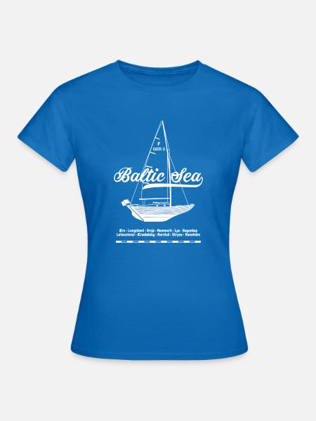 Baltic Sea Folkeboot - Frauen T-Shirt - Royalblau