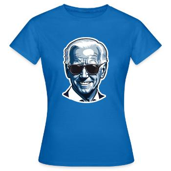 Joe Biden 2024 - T-shirt Femme - bleu royal - Devant - AI Model Female 172 dark (172cm)