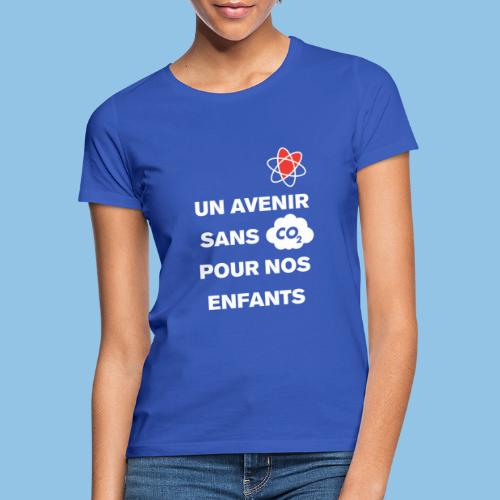 Un avenir sans CO2 pour nos enfants - T-shirt Femme