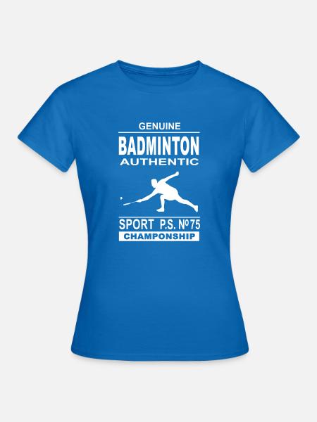 Badminton - Badmintonspieler - Frauen T-Shirt - Royalblau