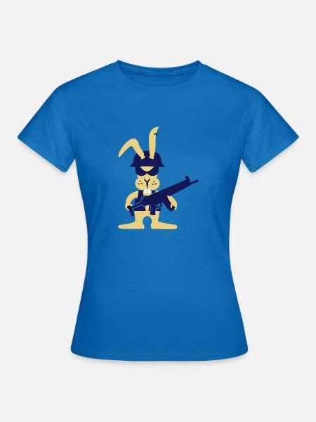 GI bunny punk (B, 3c) - Frauen T-Shirt - Royalblau