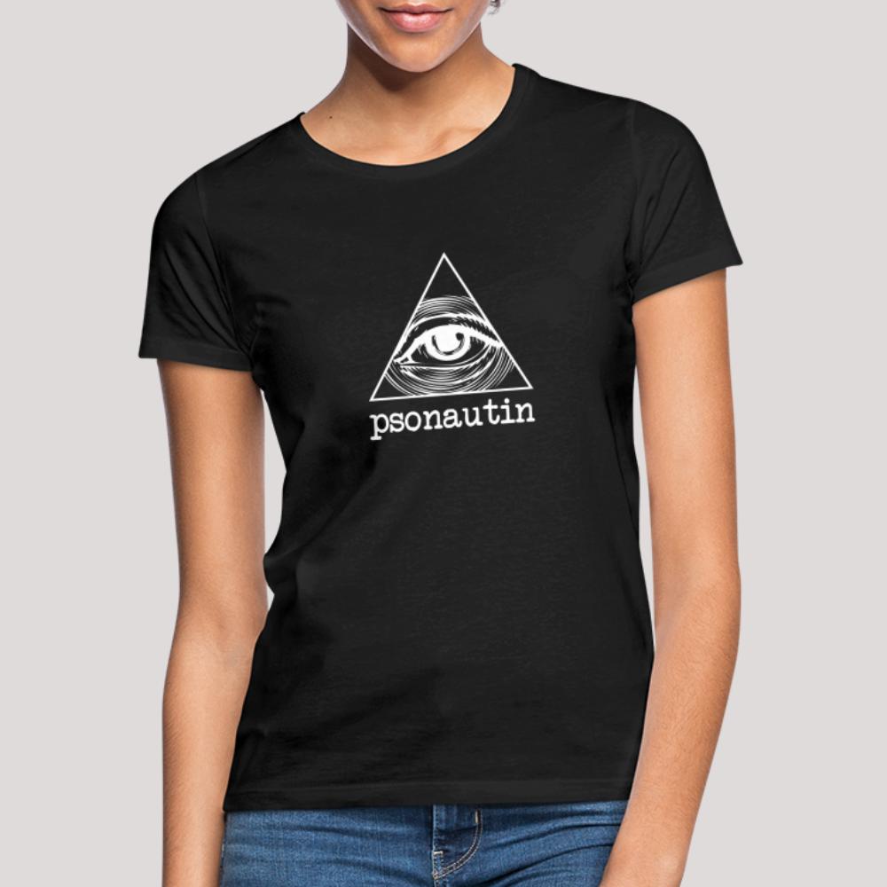 psonautin weiß - Frauen T-Shirt Schwarz