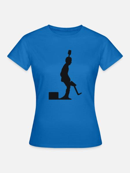 Pro Kicker (regular) - Frauen T-Shirt - Royalblau
