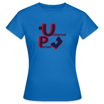 Unlimited Person Chance - Frauen T-Shirt - Royalblau - Vorne - AI Model Female 172 dark (172cm)