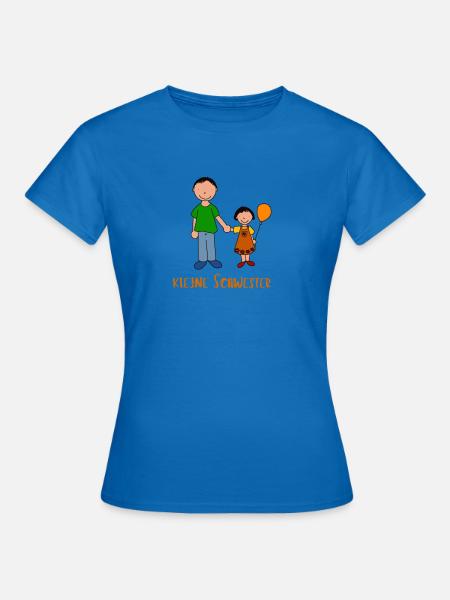 Kleine Schwester - Frauen T-Shirt - Royalblau