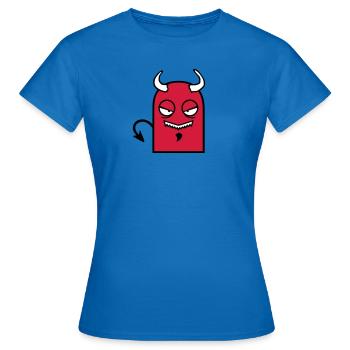 Little Devil (Comic Character) - Women's T-Shirt - royal blue - Front - AI Model Female 172 dark (172cm)