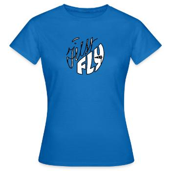 Il suffit de voler - T-shirt Femme - bleu royal - Devant - AI Model Female 172 dark (172cm)