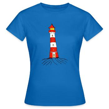 Phare - T-shirt Femme - bleu royal - Devant - AI Model Female 172 dark (172cm)