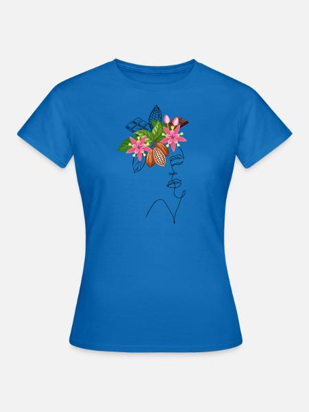 Lady Chocolate - Frauen T-Shirt - Royalblau