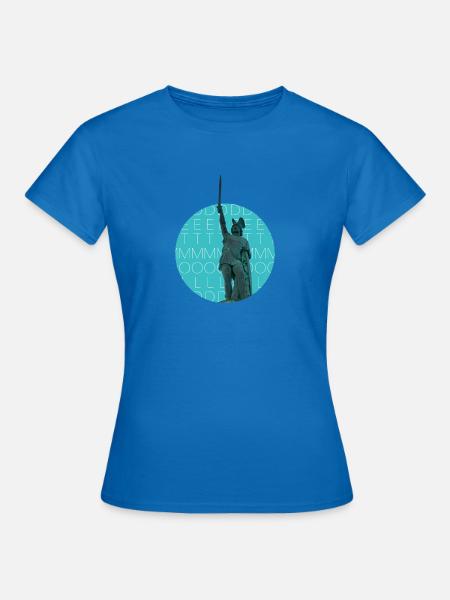 Hermannsdenkmal in Detmold - Frauen T-Shirt - Royalblau