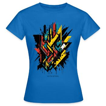 Vertex TokTok - Frauen T-Shirt - Royalblau - Vorne - AI Model Female 172 dark (172cm)