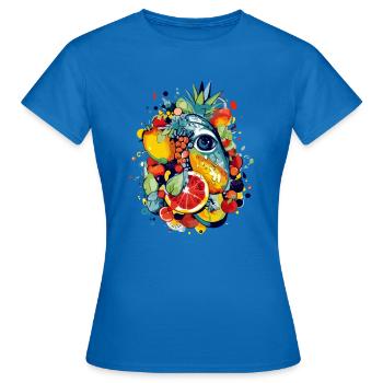 The Fruit Cyclops - Women's T-Shirt - royal blue - Front - AI Model Female 172 dark (172cm)
