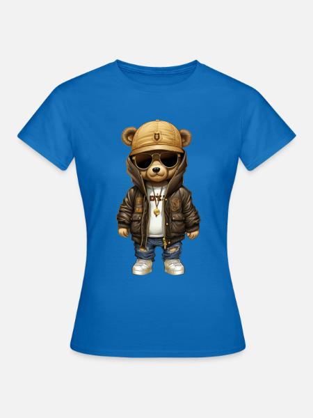Teddybär - Frauen T-Shirt - Royalblau