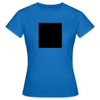 Rectangle black vector - Women's T-Shirt - royal blue - Front - AI Model Female 172 dark (172cm)