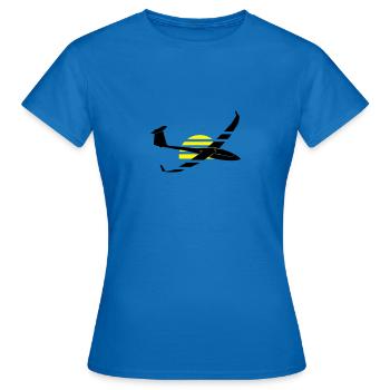 Glider Gliding Glider Glider - Women's T-Shirt - royal blue - Front - AI Model Female 172 dark (172cm)