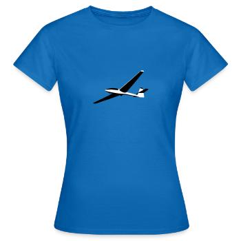 puchacz glider glider glider glider - Women's T-Shirt - royal blue - Front - AI Model Female 172 dark (172cm)