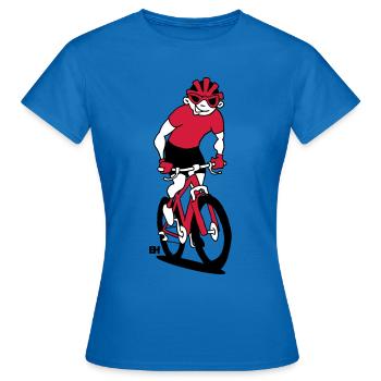 VTT v tc - T-shirt Femme - bleu royal - Devant - AI Model Female 172 dark (172cm)