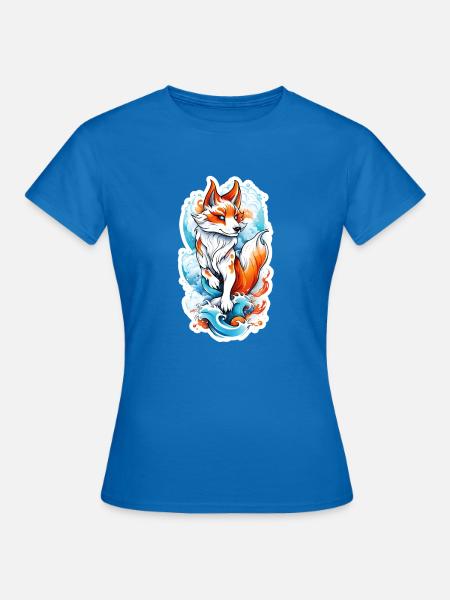 Fuchs - Frauen T-Shirt - Royalblau